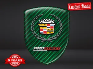 Cadillac Sticker Silicone Logo Tuning Cupola Sport Racing ST